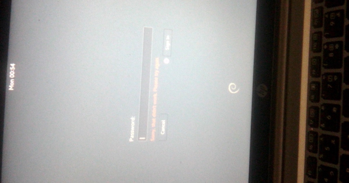 sorry that didn't work login root debian 9 gnome